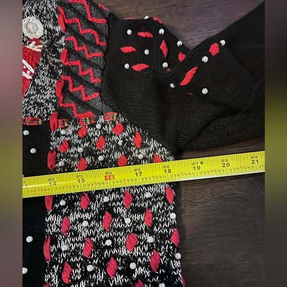 Designe Original Studio HoHoHo Ugly Christmas Sweater Size Small - Picture 3 of 9